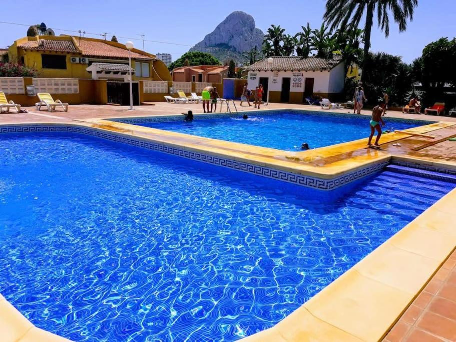 Bungalow In Calpe - Swimming Pool And Tennis Court 外观 照片